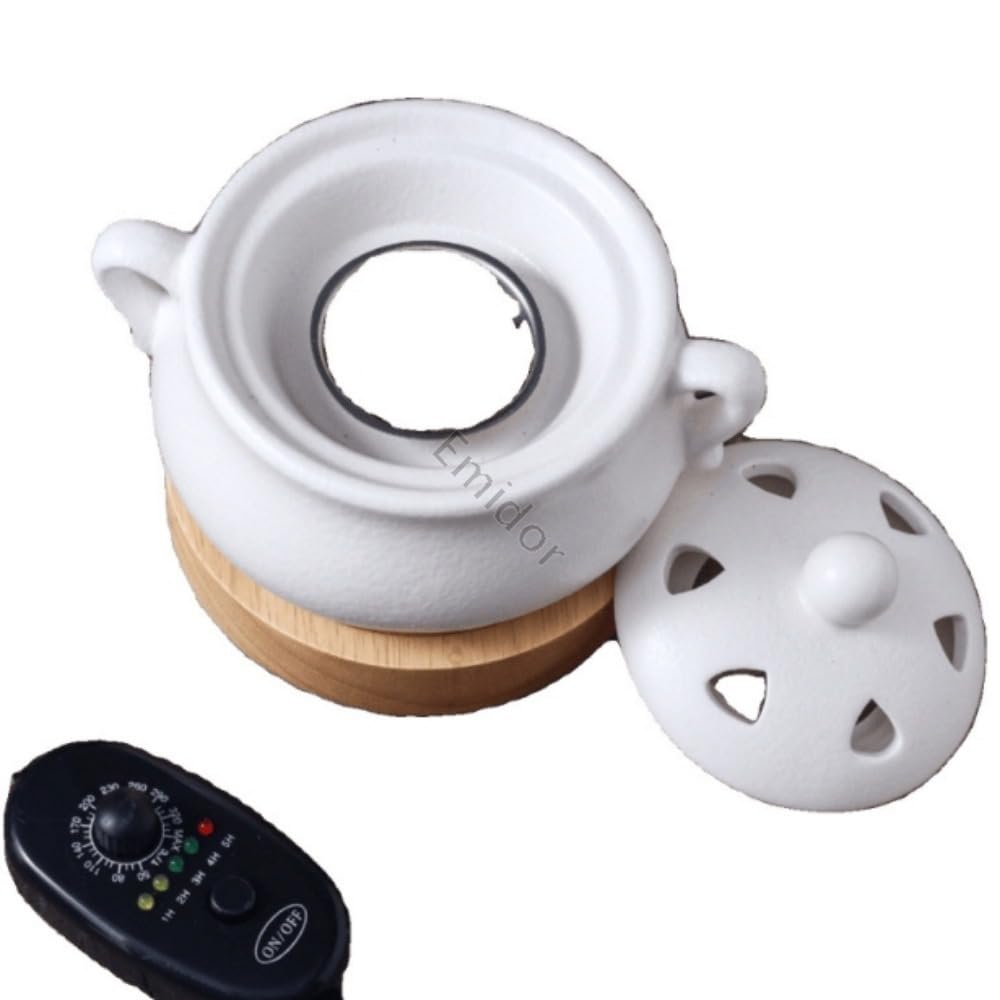 Amazon.co.jp: Emidor 茶香炉 電気アロマポット アロマディフューザー
