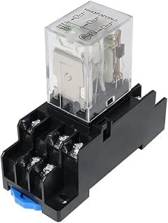 ATO HH53P MY3NJ 11-Pin 3PDT Electromagnetic Power Relay DC 24V Coil with Plug-in Socket Base