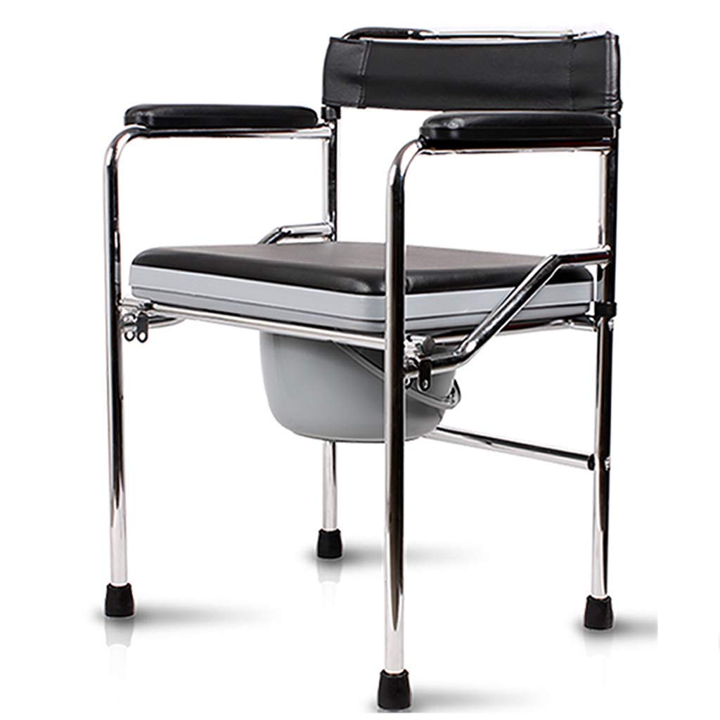 Gthtuhfd Women's 1 Shower Chair Toilet Bathtub Portable Deluxe Bath Stool, Bathroom Shower Commode Chair, Folding Toilet Seat Stool, For Elderly Grandparents Disabled Handicapped People
