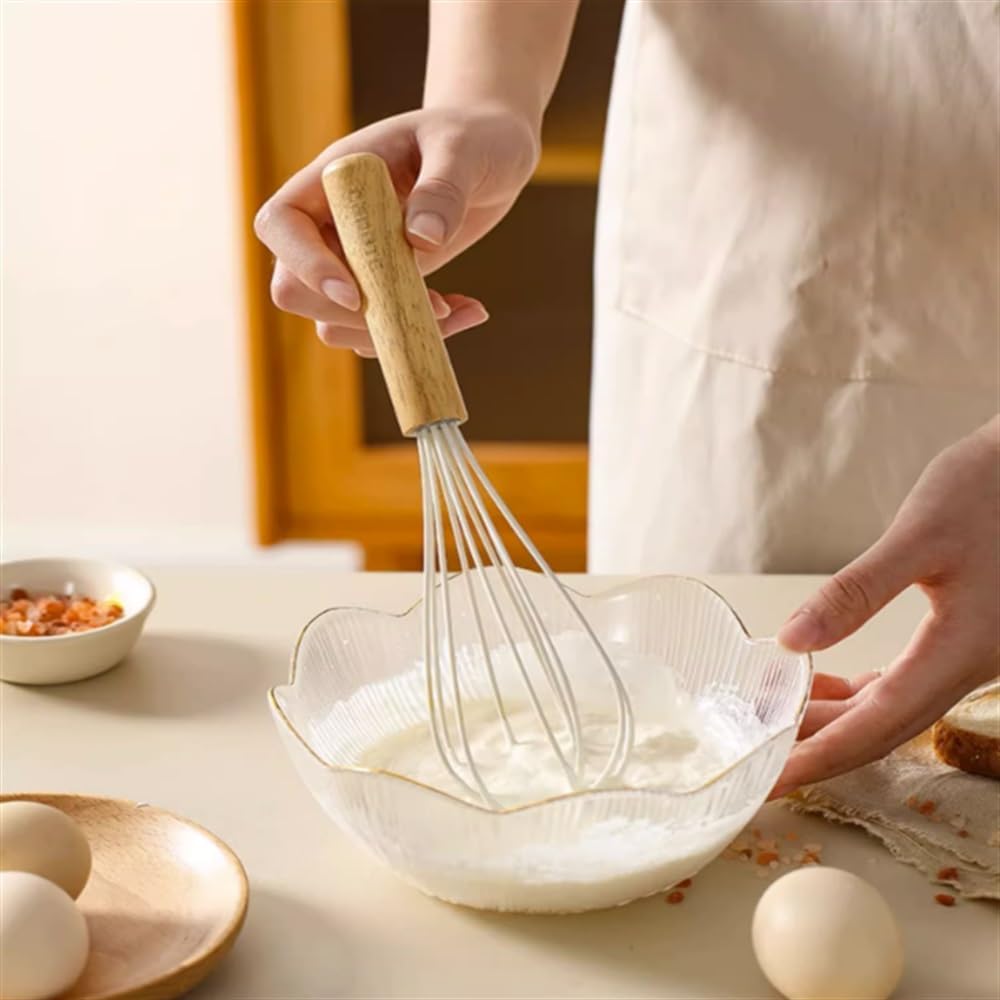 Whisks for Cooking Silicone Hand Egg Cake Cream Whisk For Home for Blending Whisking