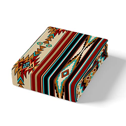 Feelyou Western Bedding Set Boho Aztec Comforter Cover Cowboy Cowgirl Southwestern Duvet Cover Kids Boys Girls Rustic Farmhouse Country Bohemian Tribe Arrow Retro Bed Set Twin Size thumb #4