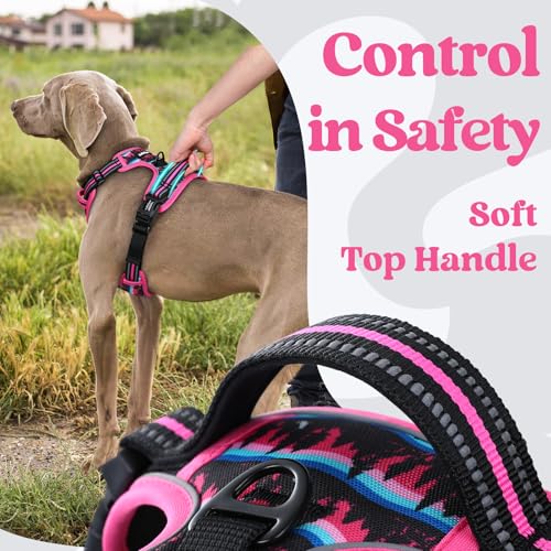 rabbitgoo Dog Harness for Large Dogs, Updated Easy On & Off with 3 Buckles by rabbitgoo - Used condition - Image 5