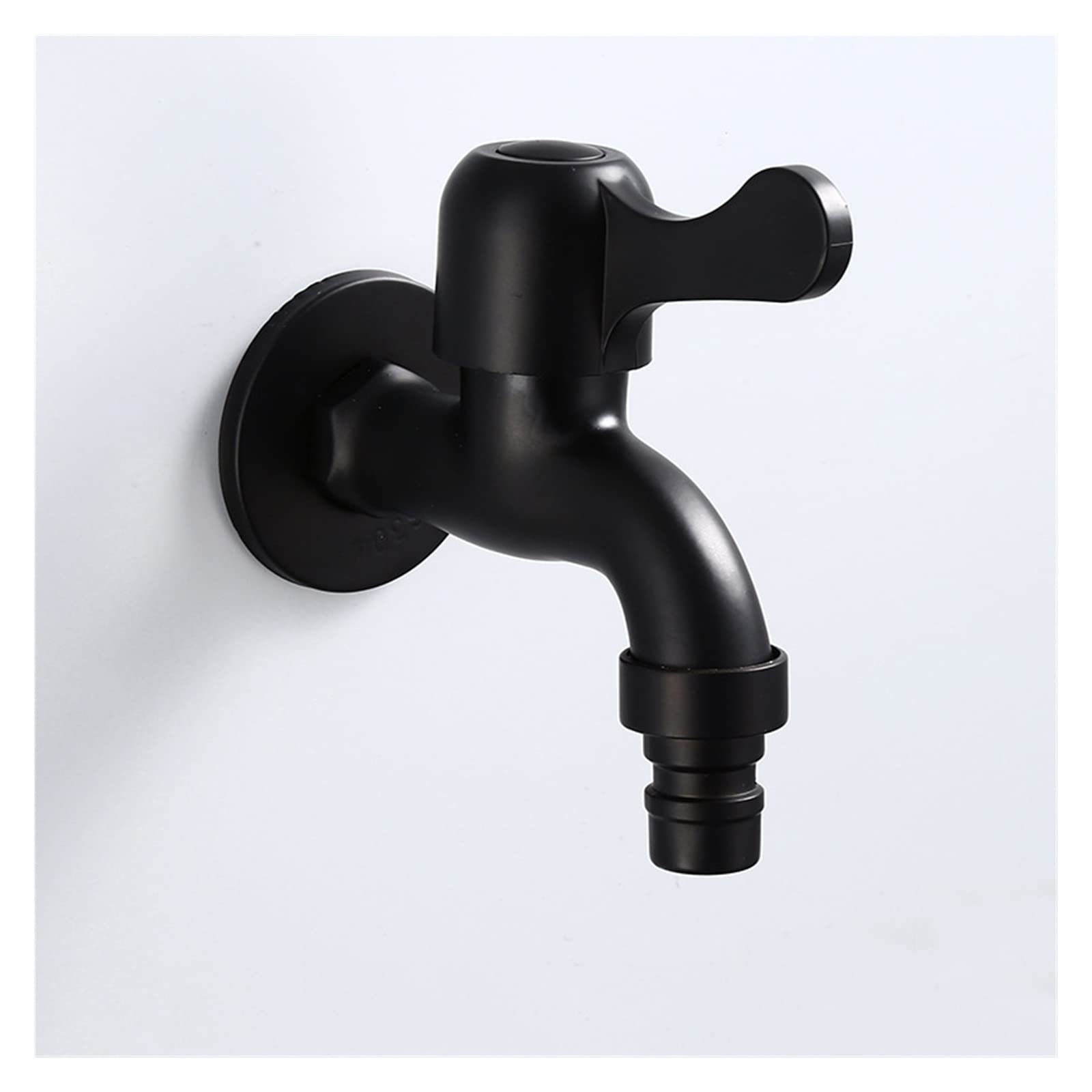 Robinet machine à laver noir antique en acier inoxydable pour l'extérieur