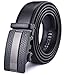 Xhtang Men's Ratchet Belt Automatic Buckle Genuine Leather 35mm Wide M
