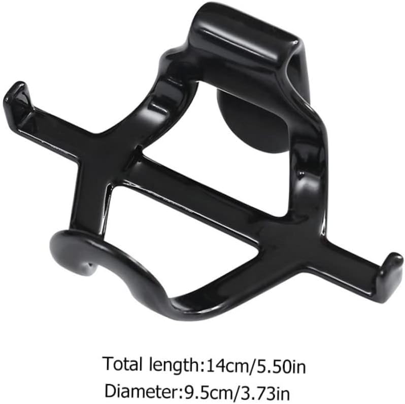 1Pc Lightweight Portable Waist Bracket Stand Support for Players for Performances and Practice Black Color