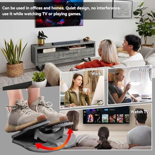 Equlup Stair Stepper, Mini Stepper Trainer, Folding Fitness Stepper for Home Office (Grey) - Image 2