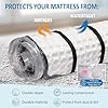 Storage Logic Foam Mattress Vacuum Bag for Moving, Storage, Vacuum Seal Mattress Bag with Straps (Queen/Full/Full-XL)