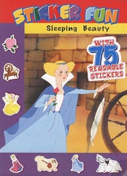 Paperback Sticker Fun, Sleeping Beauty (With 75 Reusable Stickers) Book