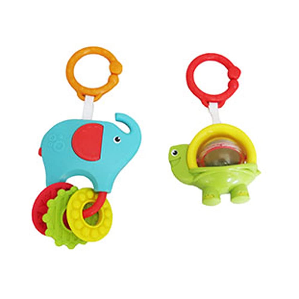 Replacement Parts for Fisher-Price On-The-Go Baby Dome - FTD51 ~ Replacement Toys ~ Elephant and Turtle