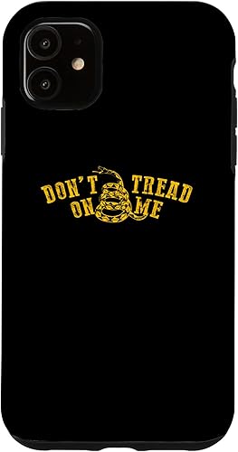 Funda para iPhone 11 "Do not Tread On Me" Bold Patriotic Rattlesnake Flag para hombre