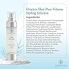 Ovation Hair Pure Volume Heat Activated Styling Solution - Volumizing Hair Serum for All Hair Types - 3.24 oz - Instant Hair Volumizer and Bounce After Blow Dry - With Vitamin E, Omega Fatty Acids