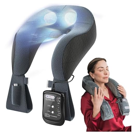 DR-HO'S Neck Pain Pro Essential Package - TENS Therapy, EMS Therapy and DR-HO'S Proprietary AMP - Helps Temporarily Relieve Neck and Shoulder Pain