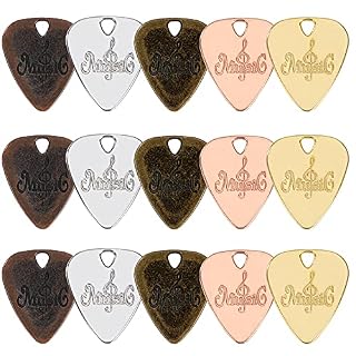 Guitares Médiators Créatif Médiators en Métal Médiators en Alliage de Zinc Plectres pour Guitare Acoustique, Guitare… - Les Beatles, Paul McCartney, John Lennon, RIngo Starr, George Harrison
