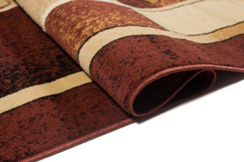 Tapis de salon classique marron 250x350 collection Verona - 5