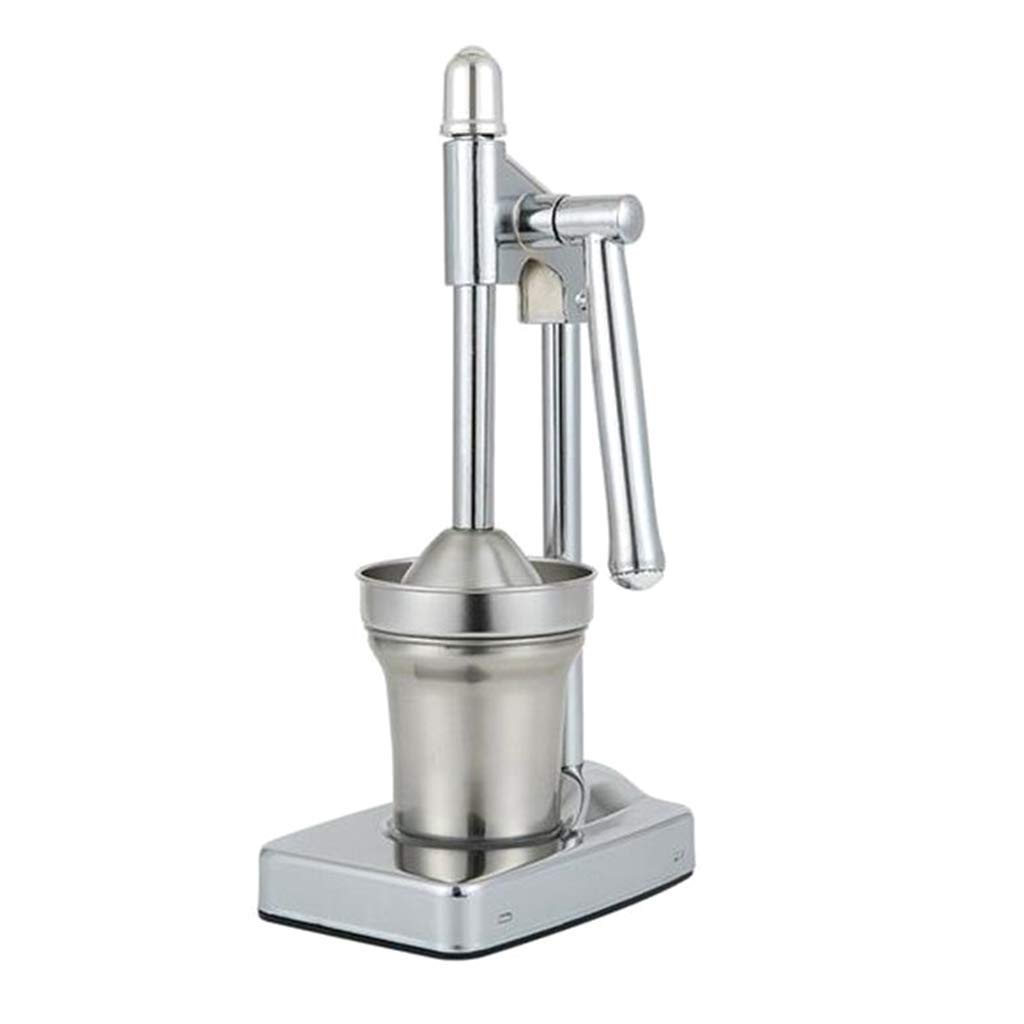 Edelstahl Manuelle Entsafter Orangenpresse Zitruspresse Hand Saftpresse für Zitronen Orangen Obst