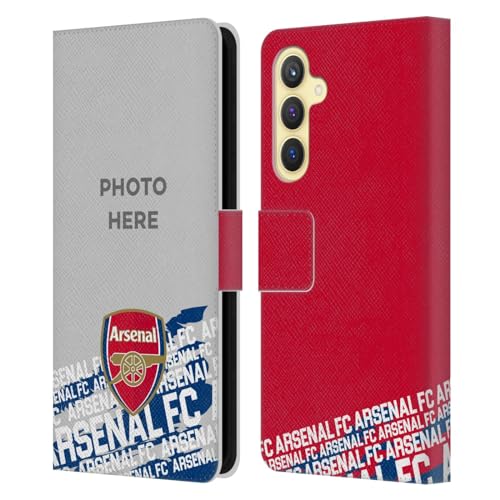 Coque Samsung S23 FE Arsenal FC étui portefeuille personnalisable avec photos