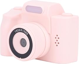Zopsc 48MP Tiny Digital Camera, Auto Focus 1080P Keychain Video Recorder with 1.3 Inch HD Screen, Built in Filters, Portable Design for Travel Daily Photography (Pink)
