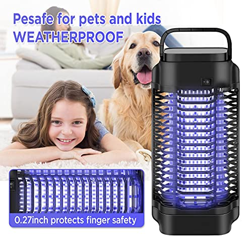 Bug Zapper - Powerful Electric Mosquito Zapper Fly Killer For Indoor-4200V Metal Mesh, Insect Fly Trap Indoor Mosquito Killer For Home, Garden, Patio, Backyard(18W) #TOP1