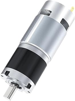 42GP-775 Metal Planetary Geared DC Geared Motor DC 12V24V 1600RPM8RPM High Torque and Forward Reverse Speed Regulation60RPM,24V Bracket Motor