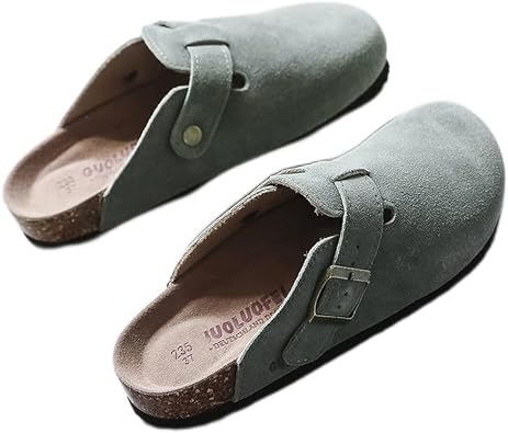 Outdoor Slippers Women and Men, Mule Casual Summer Slippers Handmade Clogs and Mules Soft Flip Flops Ladies Summer Shoes