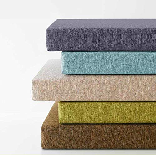 GGoty Bankkissen, 3/5 cm, 2-Sitzer, für drinnen und draußen, Gartenbank, Sitzkissen, 100/120 cm, Bank, Stuhlkissen für Zuhause (90 x 35 x 3 cm, braun) Cover