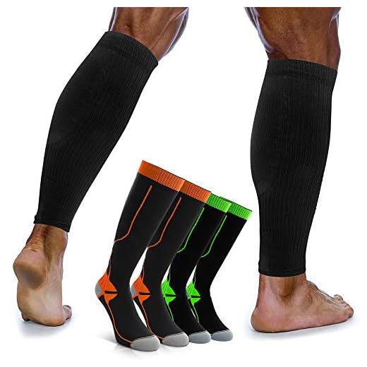 Doctor TNT - 3 Pares Medias de Compresion Mujer y Hombre, Calcetines Compresivos Enfermera, Calcetines de Compresión para Running, Deporte, Ciclismo, Futbol, Viaje. (L/XL. - 43-46)