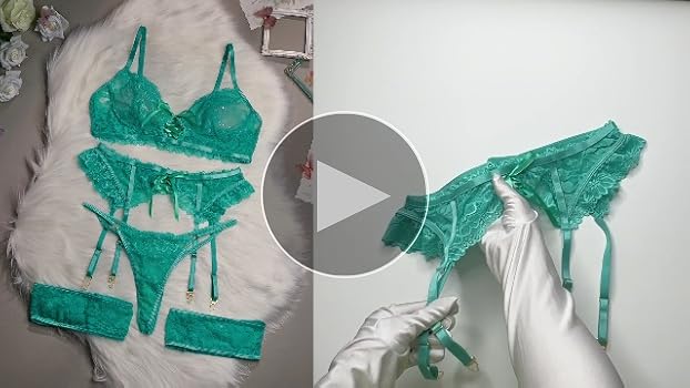 2025 - Vrouwen 3 Stuks Sexy Lace Up Lingerie Sexy Mode Sexy Ondergoed Pakken Lingerie Ondergoed Nachtkleding Pyjama 3-pack Cut Out Ring Verbonden Kousenband Lingerie Set Witho Lingerie Voor Fotoshoot