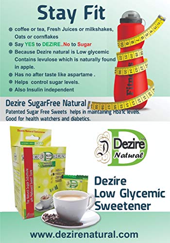 Image of Dezire Natural Low GI Sweetener (GI-19) 350g | Natural Sugar Substitute for Tea, Coffee & Beverages | Low Glycemic Index Sweetener | Low Calorie | Smooth Sweet Taste | Suitable for Everyday Use