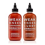 Weak Knees Gochujang Sriracha + Weak Knees Curry Sriracha Bundle Set