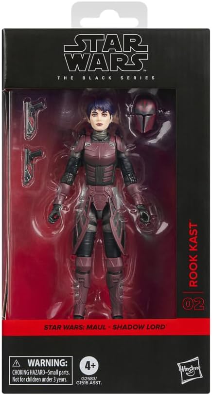 Фигурка Star Wars The Black Series Rook Kast, Maul - Shadow Lord Premium Collectible 6 Inch, цвет: Разноцветный — фото 2