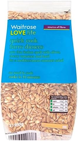 Waitrose Love Life Quick Cook Farro Dicocco 250g