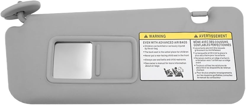 Fit for Toyota Fit for RAV4 2004 2005 Car Sun Visor Sunvisor Left Driver Side 74320-42420-B0 7432042420B0 Sunshield Sunshade Sunroof ShieldGrey Left