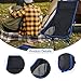 Aosekaa Folding Camping Chair Replacement,High Back Hiking Beach Lawn Chair Cloth,Head Rest for Mountaineering,Backyard,BBQ, Deep Blue