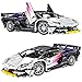 Super Sports Car Building Kit,1:14 Scale MOC Car Model Building Blocks Toys,Adult Collectible Race Car,for 8+ Year Boys,Adult(1337Pieces)
