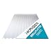 Produktbild KAISER plastic® 5er Set Wellplatte | Xtra Strong (PC) | glatt und klar | Trapez 76/18-1mm Stärke | 90 x 117 cm | Made In Germany