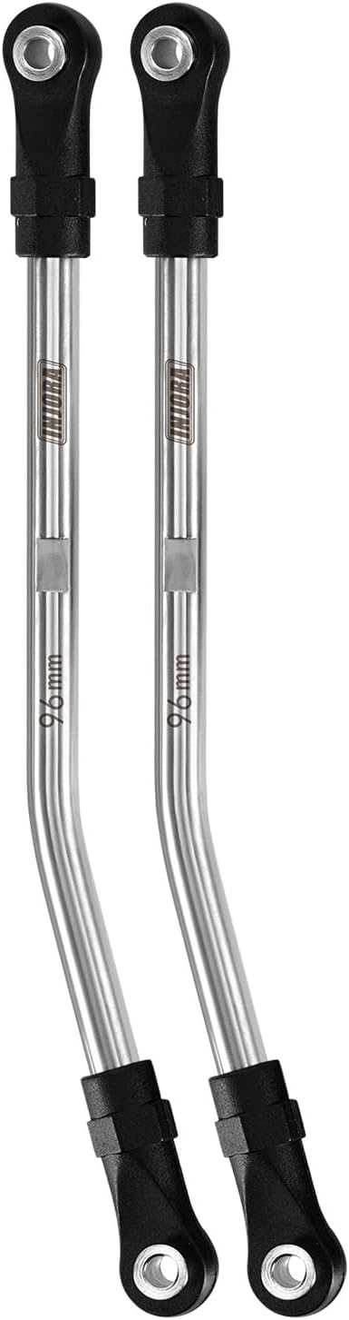 INJORA Stainless Steel High Clearance Links with Rod Ends for TRX4 SCX10 II SCX10 III VS4-10 1/10 RC Crawler Car Upgrade(115mm)
