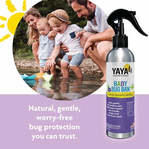 Yaya Organics Baby Bug Ban – Natural, Proven Effective Mosquito Repellent For Babies, Kids And Sensitive Skin thumb #1