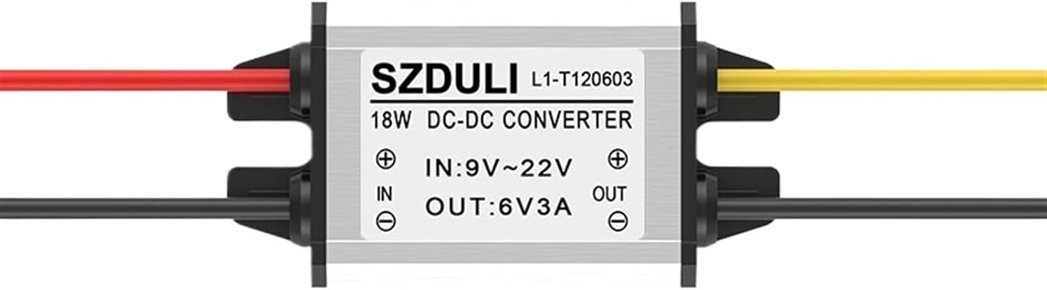 12V to 3.3V 3.7V 4.2V 5V 6V 7.5V 9V 3A Power Module Transformer car DC Power Supply Step-Down Device(12V to 6V 3A)
