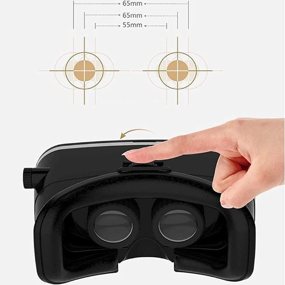 VR Headset,Virtual Reality Headset,VR Glasses,VR Goggles-for 3D VR Movies Video Games VR Glasses for All 3.5-6.0 Inch Smartphones 2026 - view 2