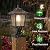 Solar Post Cap Lights,Waterproof Solar Outdoor Light for 4x4 Wooden Posts, Solar Lights with Glass Shade for Deck Fence Patio Post Decor,Bronze (2 Pack)