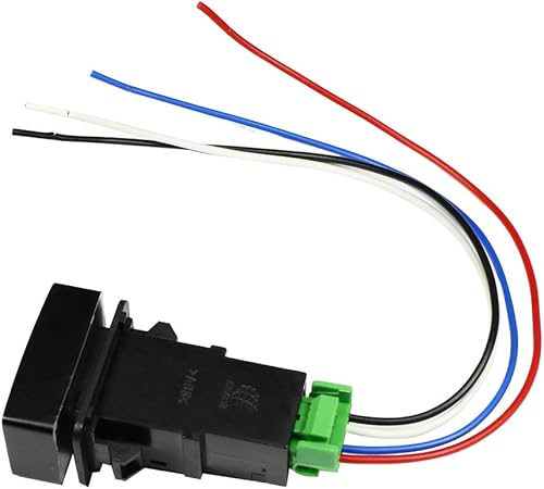 Amazon Yunpicar Honda ホンダ 対応 オンオフ プッシュ スイッチ ハーネス フォグライトに適用 本田用スイッチ ハーネス スイッチ 車 バイク