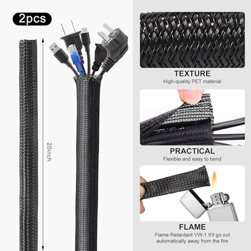 Kit de gestion de câbles pour un salon et un bureau épurés - 3