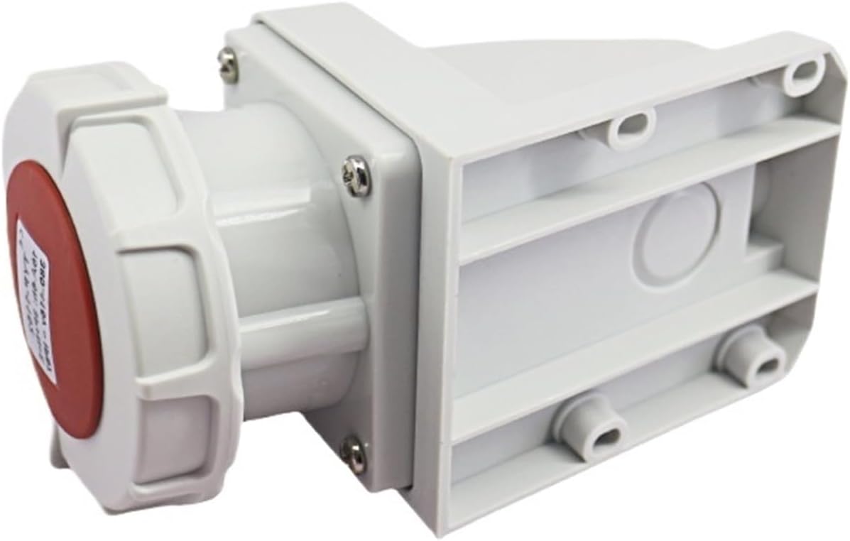 Industrial Aviation Plug Socket IP67 Waterproof 32A 5-core 380V Flame Retardant JH1252