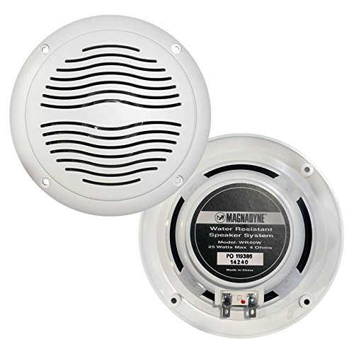 Reproductor Marine Bluetooth USB AUX con 8 bocinas y amplificador 400W miniatura 7