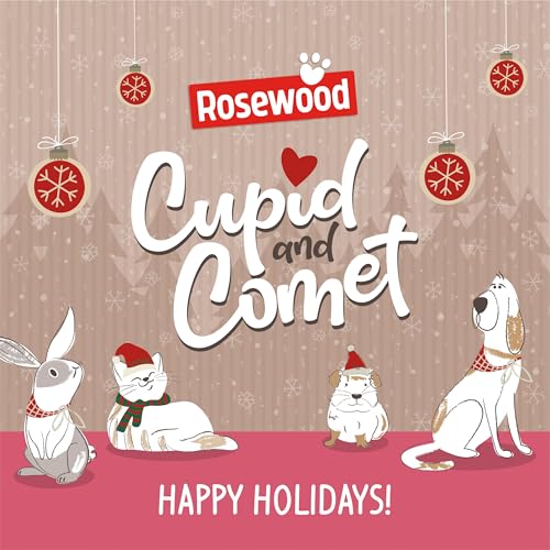 Rosewood Cupid & Comet Feline Festive Pick 'N' Mix for Cats - Meaty Cat Treat Mix Made with Chicken, Beef and Turkey, Added Vitamins and Minerals, No Added Sugar, Small Cat Biscuits (180g) - Image 7