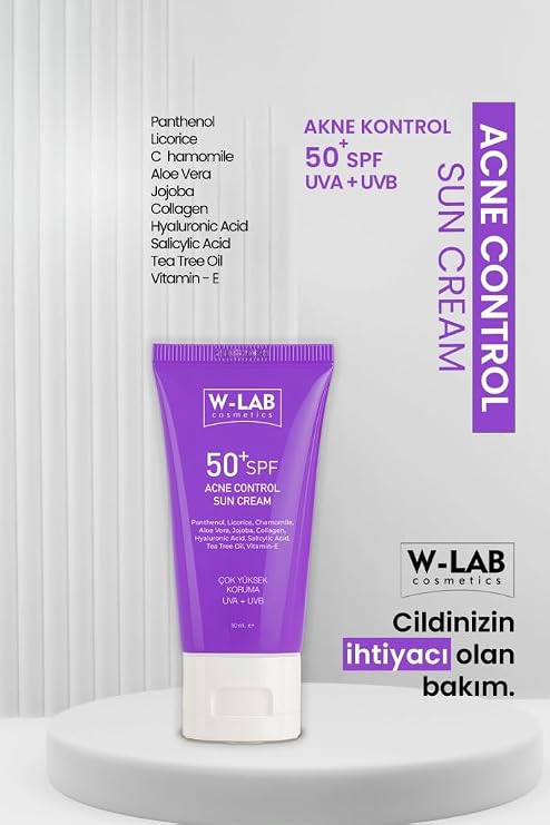 W-Lab Kozmetik Madeleb Krem 40 ml ve W Lab Akne Kontrol Güneş Kremi 50 Ml