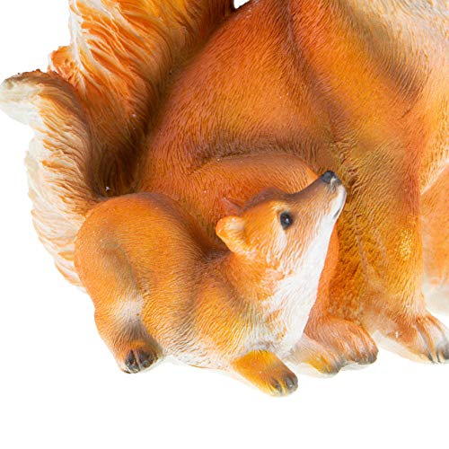 Clever Garden Cute Resin Garden Statue Decoration, Outdoor Lawn Yard Polyresin Animal Figurine Sculpture Ornament Décor, Fox Family #TOP4