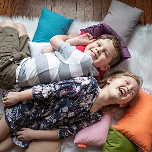 Urban Infant Pipsqueak Tiny | Small Pillow With Name Tag - Mini Size 11" X 7" X 2.5" - Machine Washable - Great For Little Kids, Travel, Neck, Lumbar, Dogs, Preschool And Daycare - Gray #TOP5