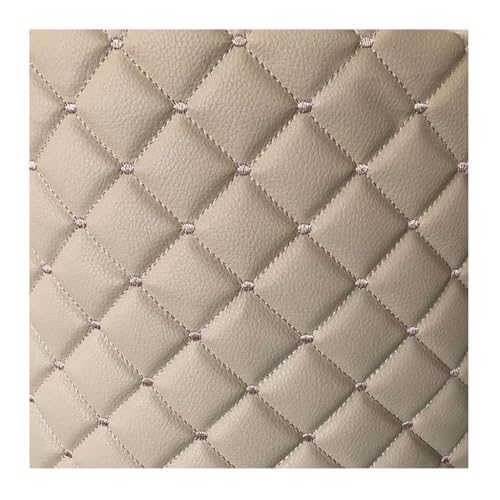 Tissu simili cuir de tapisserie beige pour rénover vos chaises de salon