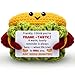 hixkvpen Hot Dog Gifts Emotional Crochet Support Hot Dog, Graduation Encouragement Gift for Women Men Friend Student Coworker Gifts for Hotdog Lovers Positive Stuffed Animal Home Desk Decor